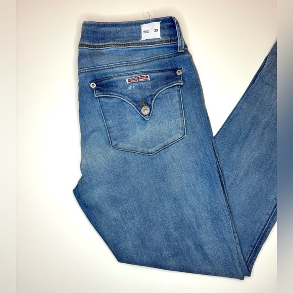 Hudson Women's Collin Skinny Ankle Blue Jeans Size- 29 - Picture 8 of 9